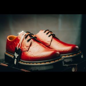 Rare Dr. Marten 1461 BAPE (Cherry Red)